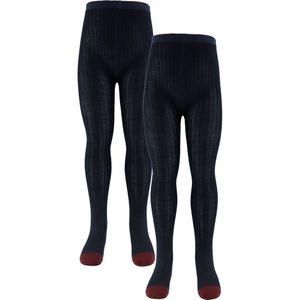 FUB Panty's - Wol - Rib - 2-pack - Dark Navy - FUB - 110 - Panty's