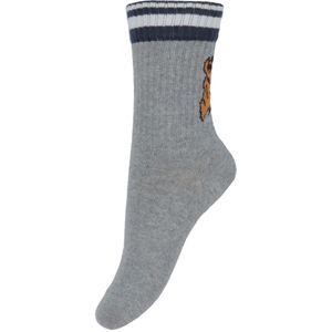 Melton Sokken - Tijger - Lichtgrijs Gevlekt - Melton - 23/26 - Sokken