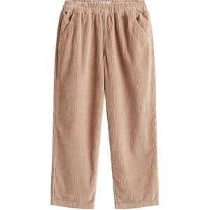 Tommy Hilfiger Corduroy Broek - Gemoute Melkbruin - Tommy Hilfiger - 8 jaar (128) - Fluwelen Broek