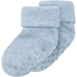 Minymo Sokken - Rib - 2-pack - Winter Sky Gemêleerd - Minymo - 15/18 - Sokken