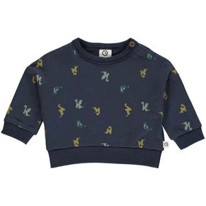 Müsli Sweatshirt - Draak - Nacht Blue - Müsli - 68 - Sweatshirt