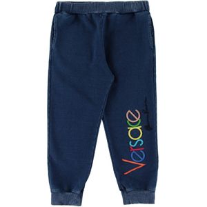 Versace Joggingbroek - Blauw m. Logo - Versace - 10 jaar (140) - Joggingbroek