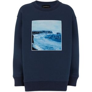 Emporio Armani Blouse - Marine Academy m. Print - Emporio Armani - 16 jaar (176) - Shirts