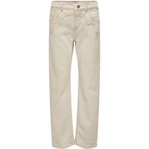 Kids Only Jeans - KokenStormachtig - Ecru - Kids Only - 11 jaar (146) - Jeans