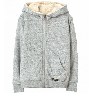 Finger In The Nose Cardigan - Omkeerbaar - Hooper - Grijs Gevlek - Finger in The Nose - 6-7 jaar (116-122) - Cardigan