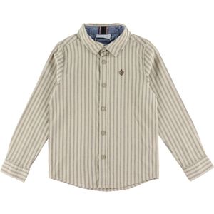 Name It Overhemd - NkmRekid - IJsland Fossiel/Dun Stripe in Deli - Name It - 6 jaar (116) - Overhemd