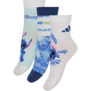 adidas - Sokken - 3-pack - Wit/Lichtblauw/Se