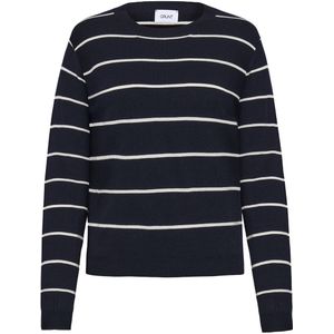 Grunt Blouse - Gebreid - GrFerro - Navy Stripe - Grunt - 8 jaar (128) - Shirts