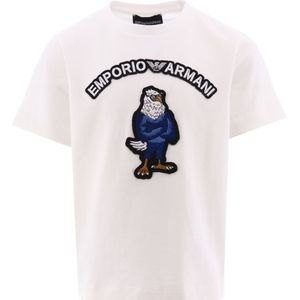 Emporio Armani T-Shirt - Wit m. Adelaar - Emporio Armani - 10 jaar (140) - T-Shirts