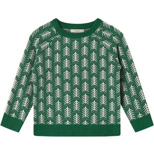 Fliink Blouse - Gebreid - Viscosemix - Benna - Hunter Green - Fliink - 80 - Shirts