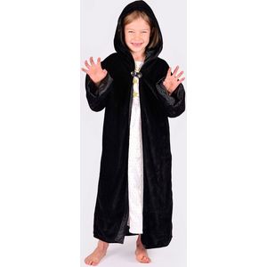 Den Goda Fen Kostuum - Mantel - Zwart - Den Goda Fen - 4-6 jaar (104-116) - Kostuum