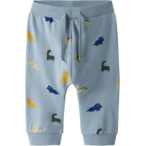 Name It Broek - NbmVroels - Dusty Blue/Dino - Name It - 68 - Broeken - Katoen