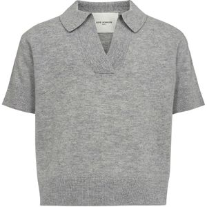 Sofie Schnoor Polo - Wol - Grey Melange - Sofie Schnoor - 8 jaar (128) - Polo