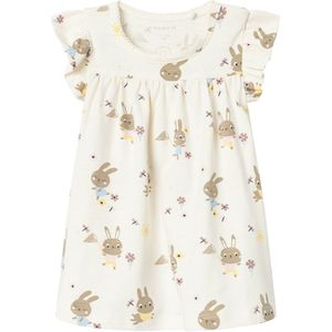 Name It Jurk - NbfHejse - Jet Stroom m. Konijnen - Name It - 56 - Jurk