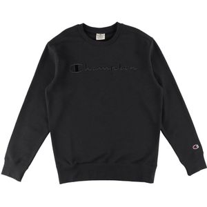 Champion Fashion Sweatshirt - Ronde hals - Zwart - Champion - 16-18 jaar (176-188) - Sweatshirt