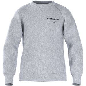 Björn Borg Sweatshirt - Essential - Lichtgrijs Gevlekt - Björn Borg - 7-8 jaar (122-128) - Sweatshirt