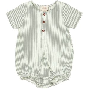 Copenhagen Colors Zomerromper - Green W. Cream Stripe - Copenhagen Colors - 68 - Zomer Rompers