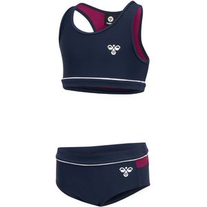 Hummel Bikini - hmlBell - UV50+ - Navy/Bordeaux - Hummel - 5 jaar (110) - Bikinis