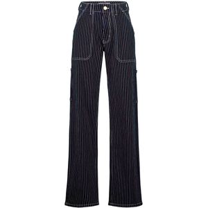 Sofie Schnoor Meisjes Jeans - Dark Blue Gestreept - Sofie Schnoor - 8 jaar (128) - Jeans