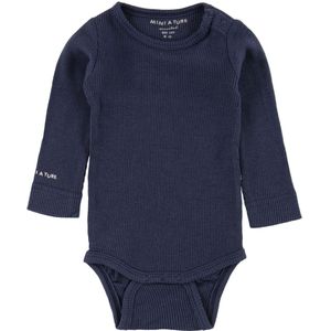 Mini A Ture Romper l/s - Ellis - Navy - Mini A Ture - 50 - Romper L/S