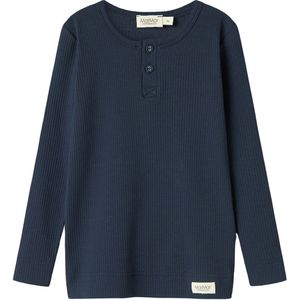 MarMar Blouse - Rib - Piloot Navy - MarMar - 1 jaar (80) - Shirts