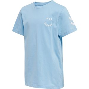 Hummel T-Shirt - hmlOptimisme - Blauw - Hummel - 4 jaar (104) - T-Shirts