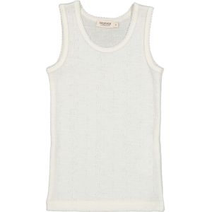 MarMar Onderhemd - Wol - Pointelle - Tavi - Natural - MarMar - 1 jaar (80) - Onderhemd