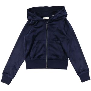 GANT Cardigan - Fluweel - Evening Blue - GANT - 9-10 jaar (134-140) - Cardigan