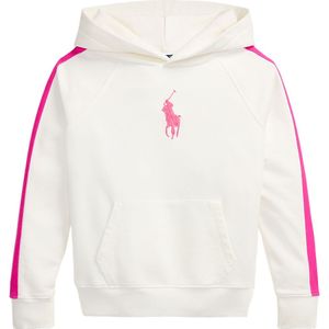 Polo Ralph Lauren Hoodie - Wit/Roze - Polo Ralph Lauren - 7 jaar (122) - Hoodie