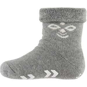 Hummel Sokken - Anti-Slip - HMLSNubbie - Grijs Gevlekt m. Dopjes - Hummel - 15/17 - Sokken
