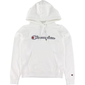 Champion Fashion Hoodie - Wit m. Logo - Champion - 16-18 jaar (176-188) - Hoodie