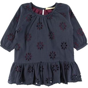 Soft Gallery Jurk - Gretchen - Anthracite m. Bloemen - Soft Gallery - 74 - Jurk