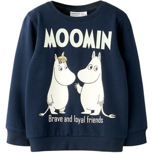 Name It Sweatshirt - NmnSloli - MOOMIN - Navy Blazer - Name It - 3 jaar (98) - Sweatshirt