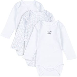 Fanga Fontana Rompers l/s - Fio - 3-pack - Barca - Fanga Fontana - 0-1 mnd - Romper L/S