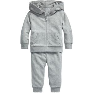 Polo Ralph Lauren Sweatset - Core Replen - Grijs Gevlekt - Polo Ralph Lauren - 1 jaar (80) - Joggingpakken