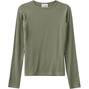 Sofie Schnoor Blouse - Rib - Petricia - Army Green - Sofie Schnoor - 16 jaar (176) - Shirts