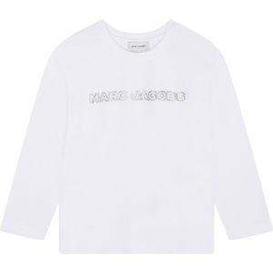 Little Marc Jacobs Blouse - Wit m. Strass - Marc Jacobs - 12 jaar (152) - Shirts