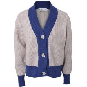 Hound Cardigan - Gebreid - Rib - Kobalt Blue - Hound - 10 jaar (140) - Cardigan