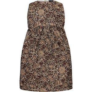 Petit by Sofie Schnoor Jurk - Brown m. Goud Glitter - Sofie Schnoor - 4 jaar (104) - Jurk