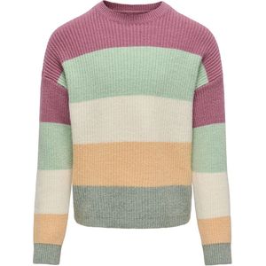 ONLY GIRLS - KONSANDY - Trui - Beige - Ronde Hals - Lange Mouw