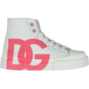Dolce & Gabbana Laarzen - Wit/Roze - Dolce & Gabbana - 27 - Laarzen