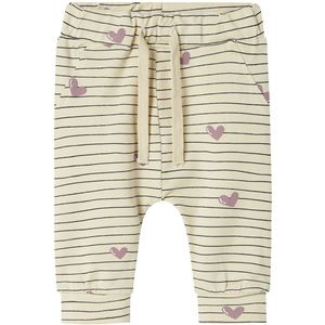 Name It Broek - NbfVandora - Summer Zand/Hearts - Name It - 1 jaar (80) - Broeken - Katoen