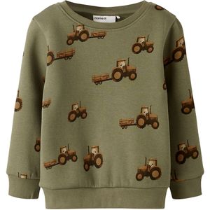 Sweatshirt - Regular Fit - Geborstelde Sweatstof - Lange Mouwen