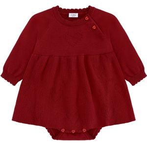 Hust and Claire Body met Rok - Gebreid - HCKlara - Teaberry m. H - Hust and Claire - 56 - Romper L/S