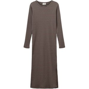 Sofie Schnoor Jurk - Faciliteit - Rib - Brown Striped - Sofie Schnoor - 8 jaar (128) - Jurk