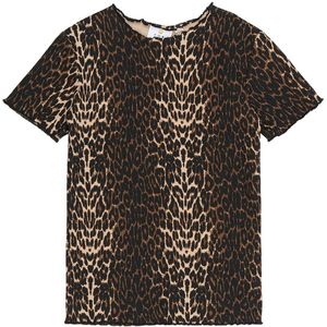 The New T-Shirt - Rib - TnEllen - Oxford Tan AOP - The New - 7-8 jaar (122-128) - T-Shirts