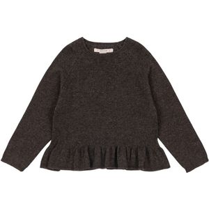 Konges Sløjd Blouse - Gebreid - Cathy - Brown Melange - Konges Sløjd - 1 jaar (80) - Shirts
