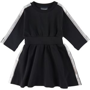 Emporio Armani Jurk - Zwart m. Zilver - Emporio Armani - 10 jaar (140) - Jurk
