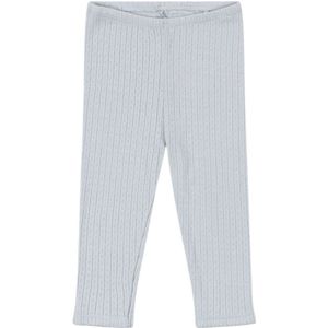 Konges Sløjd Leggings - Rib - Minnie - Grijs Dawn m. Pointelle - Konges Sløjd - 1½ jaar (86) - Leggings