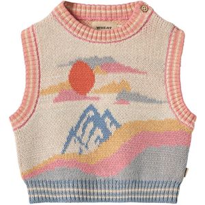 Wheat Vest - Gebreid - Maria - Beige/Multi - Wheat - 74 - Vest
